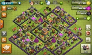 Conta Clash Of Clãs Cv8 Semi Full - Clash of Clans