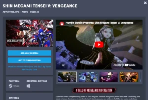 Shin Megami Tensei V: Vengeance Steam - Outros