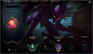 CONTA LOL PLATINA 4 - League of Legends
