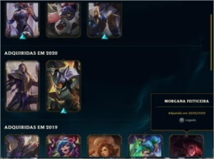 CONTA LOL PLATINA 2 63% DE WINRATE COM AKALI PRESTIGIO - League of Legends
