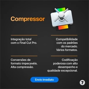 Final Cut Pro + Motion + Compressor - Pacote Criativo Apple - Softwares e Licenças