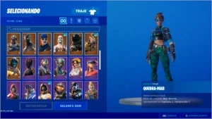 CONTA FORTNITE SEASON 3  COM SALVE O MUNDO