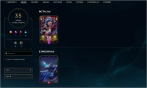 LOL , Conta Diamante 4 - League of Legends
