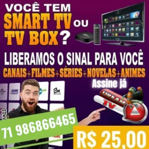 Tenha Todos Os Canais Na Sua Tv Smart - Assinaturas e Premium