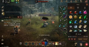 MirM Mago LVL 37-40 upando com 3 avatar azul, familiar - MIR4