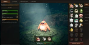 MirM Mago LVL 37-40 upando com 3 avatar azul, familiar - MIR4