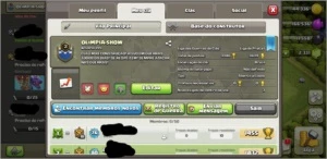 Conta Clash Of Clans CV9 + Clã