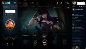 CONTA LOL | UNRANKED | LVL 105 | 73 CHAMPS & 36 SKINS - League of Legends