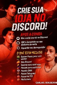 Crio sua loja no Discord - Redes Sociais