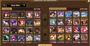 Conta global/Europeu 125, 6estrelas, 2 lds, Herteit e Woonsa - Summoners War