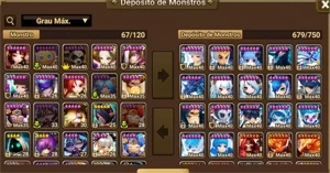 Conta global/Europeu 125, 6estrelas, 2 lds, Herteit e Woonsa - Summoners War