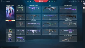 Conta com bonûs especial do XBOX + Várias Skins Raras - Valorant