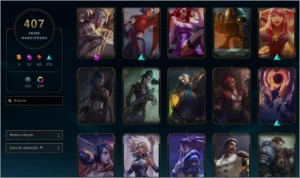 Conta lol com 407 skins, 140 cromas - League of Legends