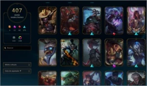 Conta lol com 407 skins, 140 cromas - League of Legends