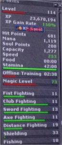 Royal Paladin Lvl 151 / Elder Druid 114 - Pvp - Tibia