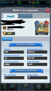 Vila clahs of clans cv 10.5 top e royale no mesmo email - Clash of Clans