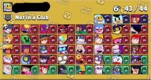 Conta BS - 36K - 85+ Skins - Brawl Stars
