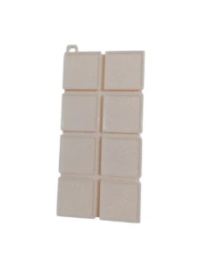 Kit com 3 Chaveiros em Formato de Barra de Chocolate - Artesanato e Personalizados