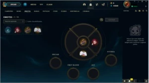 Conta platina IV 64% winrate - League of Legends LOL