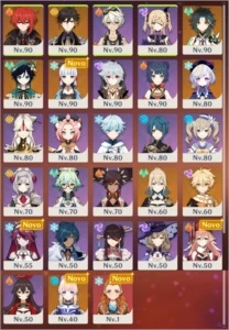 Ayaka Kokomi Diluc Zhongli Qiqi Xiao Venti E+ Genshin Impact