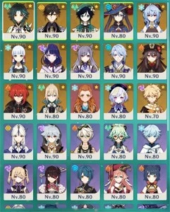 AR 58 (NA) - Conta ENDGAME - Genshin Impact