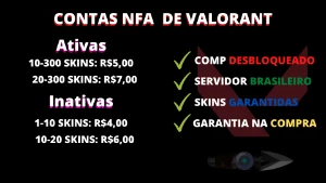 Contas Valorant