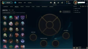 Conta League of Legends 371 skins Platina 3 LOL