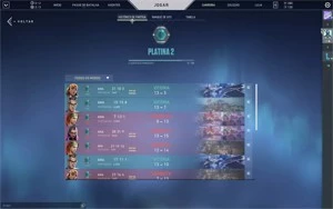 CONTA DE VALORANT PLATINA 3 COM PHANTOM CHAMPIONS