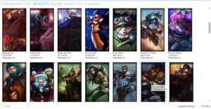 Conta league of legends, Platina 4, 97 skins ,110 champions LOL