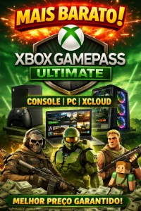 Mais Barato Xbox Gamepass Ultimate Console, Pc Xcloud - Outros