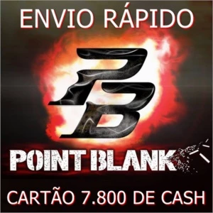 CARTÃO POINT BLANK - CARD 7.800 CASH - ONGAME - ENVIO RAPIDO PB