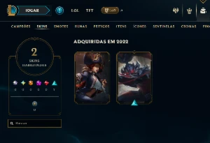 Conta LvL 32 / Unranked / Bom espólio e itens - League of Legends LOL