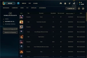 Conta Ouro 2 com 23 Champs e 2 Skins - League of Legends LOL