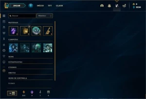 Conta Ouro 2 com 23 Champs e 2 Skins - League of Legends LOL