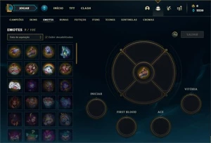 Conta Ouro 2 com 23 Champs e 2 Skins - League of Legends LOL