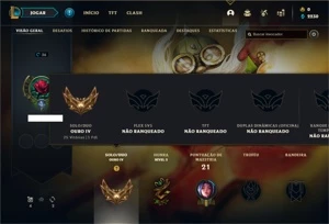 Conta Ouro 2 com 23 Champs e 2 Skins - League of Legends LOL