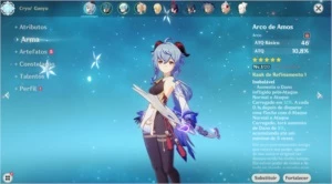 ❄AR10❄Ganyu + Arco de Amos❄ - Genshin Impact