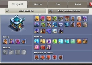 Centro de Vila 13 Clash of Clans