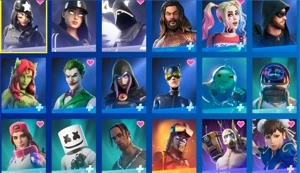 Conta Fortnite rara e antiga, várias skins.