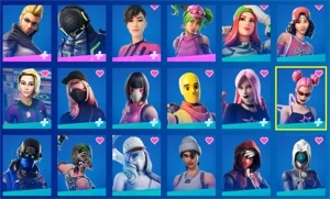 Conta Fortnite rara e antiga, várias skins.