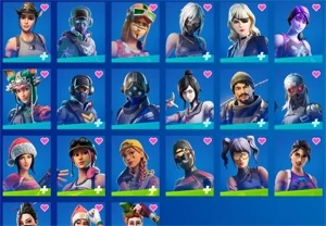 Conta Fortnite rara e antiga, várias skins.