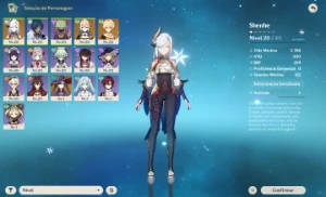 Conta diluc + alhaitham + lança de jade + xia(ler descriçao) - Genshin Impact