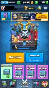 Conta Clash Royale nvl 10 desafiante
