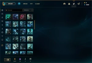 CONTA SMURF PLATINA I - League of Legends LOL