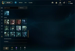 CONTA SMURF PLATINA I - League of Legends LOL