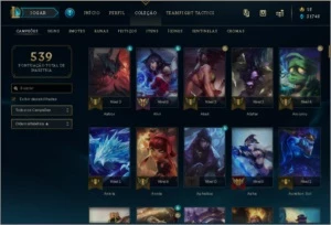 D3 - Todos champs - 177 skins - Conta Season3 - League of Legends LOL