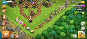 Cv10 Full Colecionador / 53 Obstáculos Pá + 8 Equipamentos - Clash of Clans