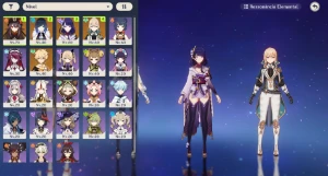 AR41 - Hutao + Yelan com BIS + Raiden + Jean - Genshin Impact