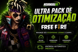 Ultra Pack Otimização Free Fire + Brinde Sensi Vip ⚡
