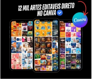 Pack canva vitalício - milhões de artes Canva pro - Outros